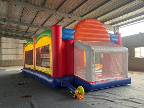 Legos Jumping Castle available for hire from Sydney Prime Bounce